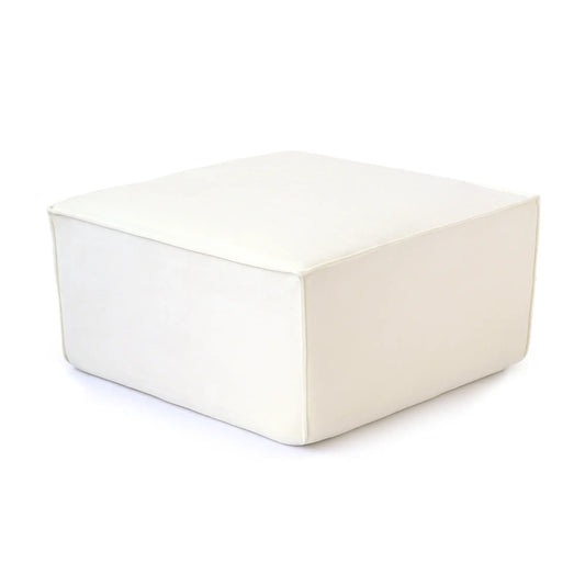 Exclusive Classic Sectional Couches | 1-Piece Corduroy Beige Modular Design Ottoman