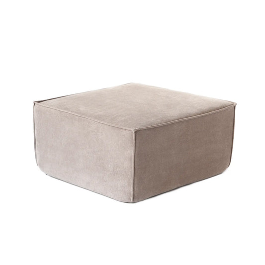 Exclusive Classic Sectional Couches | 1-Piece Corduroy Brown Safe For Pets Ottoman