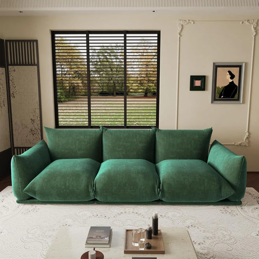 Exclusive Modern Sectional Couches | 3-Piece Chenille Green A Mix Of Old And New Couch Sectionals 3-seaters