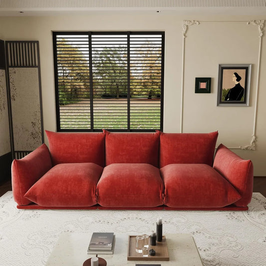 Exclusive Modern Sectional Couches | 3-Piece Chenille Orange Made To Be Strong Couch Sectionals 3-seaters