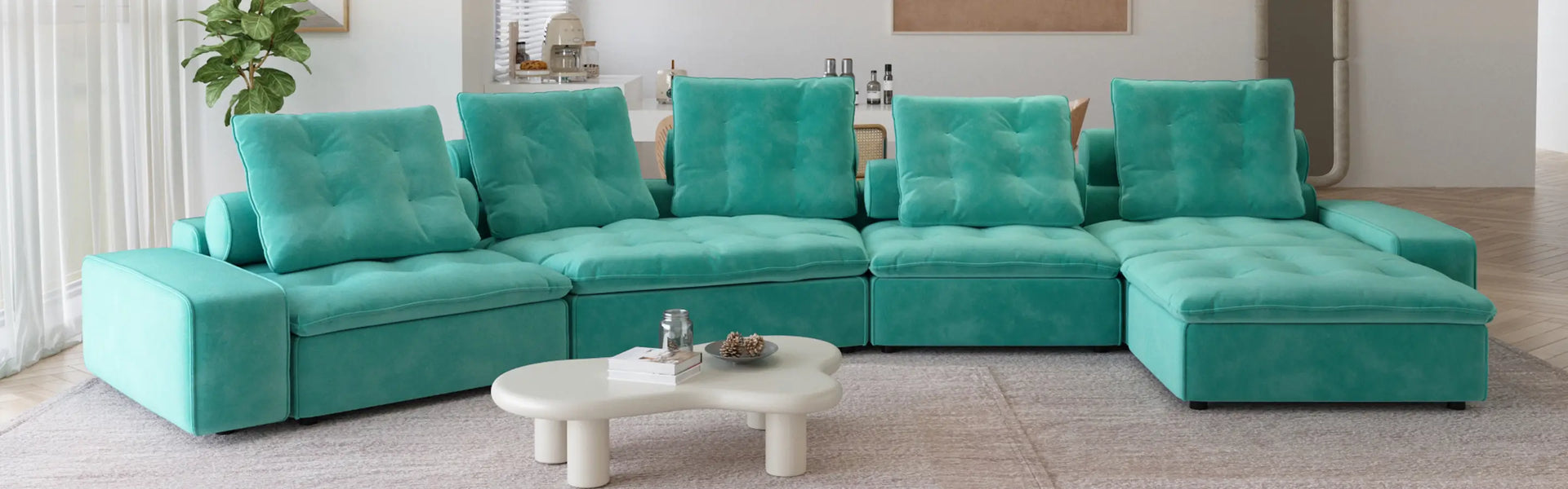 Premium Adjustable Cloud Sectional Couches