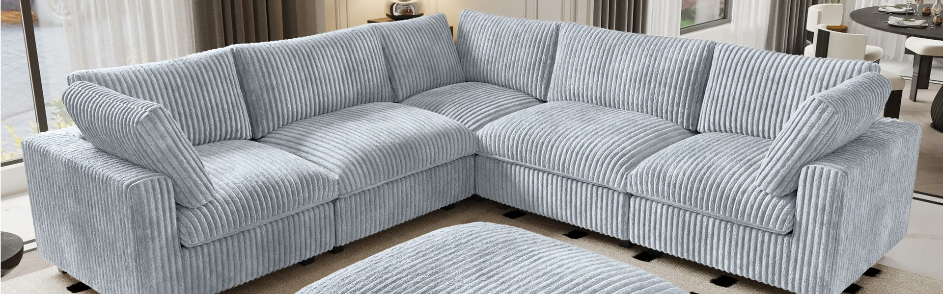 Premium Classic Cloud Sectional Couches