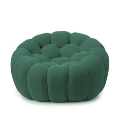 Signature Armless Boneless Couches | 1-Piece 3D-Knitted Green Breathable Fabric Single Sofa 1-seater