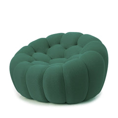 Signature Armless Boneless Couches | 1-Piece 3D-Knitted Green Breathable Fabric Single Sofa 1-seater
