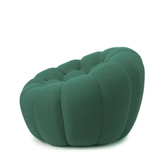 Signature Armless Boneless Couches | 1-Piece 3D-Knitted Green Breathable Fabric Single Sofa 1-seater
