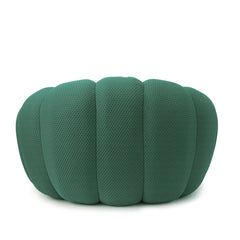 Signature Armless Boneless Couches | 1-Piece 3D-Knitted Green Breathable Fabric Single Sofa 1-seater
