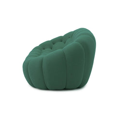 Signature Armless Boneless Couches | 1-Piece 3D-Knitted Green Soft Stretchy Fabric Loveseats 2-seaters