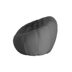 Signature Armless Boneless Couches | 1-Piece 3D-Knitted Grey Ocean-Inspired Curves Loveseats 2-seaters