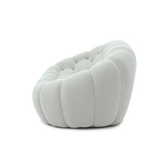 Signature Armless Boneless Couches | 1-Piece 3D-Knitted Light Grey Seamless Contours Loveseats 2-seaters