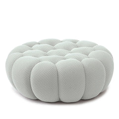 Signature Armless Boneless Couches | 1-Piece 3D-Knitted Light Grey Seamless Contours Ottoman