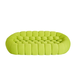 Signature Armless Boneless Couches | 1-Piece 3D-Knitted Lime Green Inspired By The Ocean Loveseats 3-seaters