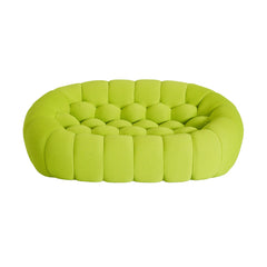 Signature Armless Boneless Couches | 1-Piece 3D-Knitted Lime Green Styles Like A Sculpture Loveseats 2-seaters