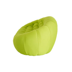 Signature Armless Boneless Couches | 1-Piece 3D-Knitted Lime Green Styles Like A Sculpture Loveseats 2-seaters