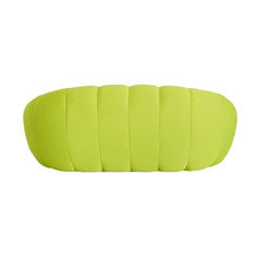 Signature Armless Boneless Couches | 1-Piece 3D-Knitted Lime Green Styles Like A Sculpture Loveseats 2-seaters