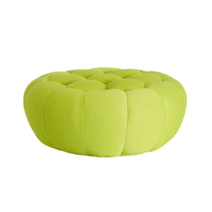 Signature Armless Boneless Couches | 1-Piece 3D-Knitted Lime Green Styles Like A Sculpture Ottoman