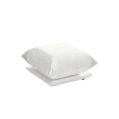 Exclusive Modern Sectional Couches | 1-Piece Chenille Beige Mix Match and Style Ottoman