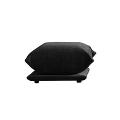 Exclusive Modern Sectional Couches | 1-Piece Chenille Black Legs Made Of Solid Wood Ottoman