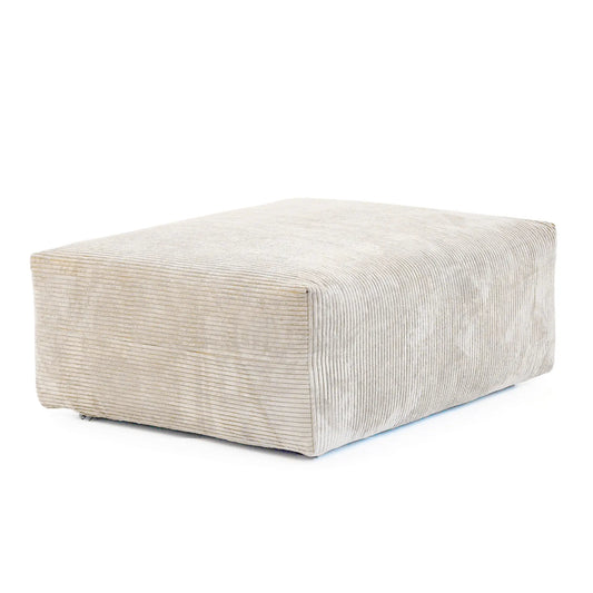 Exclusive Modern Modular Couches | 1-Piece Corduroy Beige Won't Get Scratched Ottoman