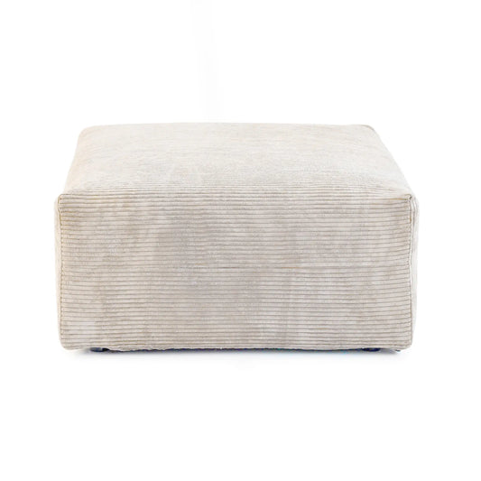 Exclusive Modern Modular Couches | 1-Piece Corduroy Beige Won't Get Scratched Ottoman