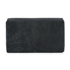 Exclusive Modern Modular Couches | 1-Piece Corduroy Black Legs Are Hidden Ottoman