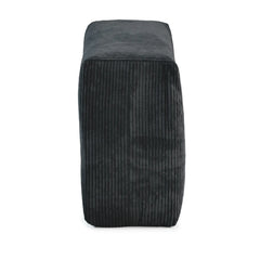 Exclusive Modern Modular Couches | 1-Piece Corduroy Black Legs Are Hidden Ottoman