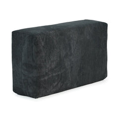 Exclusive Modern Modular Couches | 1-Piece Corduroy Black Legs Are Hidden Ottoman