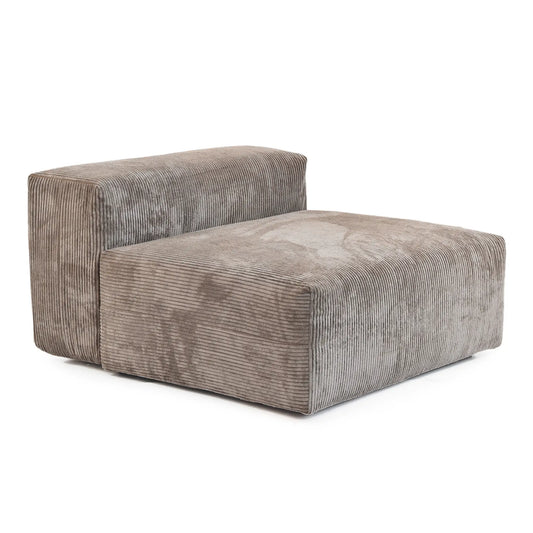 Exclusive Modern Modular Couches | 1-Piece Corduroy Brown Soft And Safe For Kids Single Sofa 1-seater