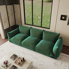 Exclusive Modern Sectional Couches | 3-Piece Chenille Green A Mix Of Old And New Couch Sectionals 3-seaters