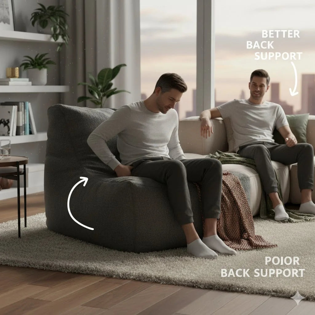 Boneless Sofa Better for Your Back 