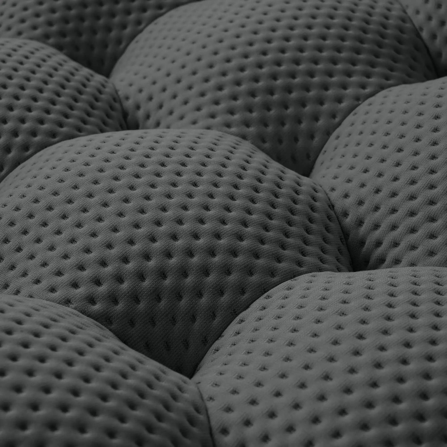 Bubble Couch Modular Sofa 3-Seater 3D-Knitted Fabric - Grey