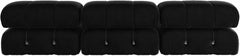 Exclusive Minimalist Modular Couches | 3-Piece Velvet Black Always In Style Couch Sectionals 3-seaters