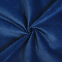 Exclusive Minimalist Modular Couches | 1-Piece Velvet Blue Deep Luxurious Seating Ottoman