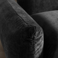 Exclusive Modern Sectional Couches | 6-Piece Chenille Black Vintage Charm Today U-Shaped Sectionals 4-seaters with 2-Ottomans