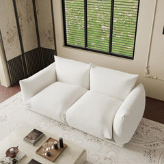 Exclusive Modern Sectional Couches | 2-Piece Chenille Beige Built To Last Loveseats 2-seaters