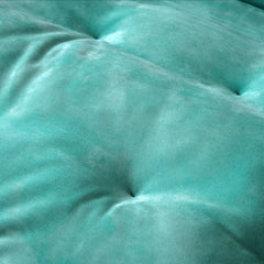 Premium Adjustable Cloud Sectional Couches | 4-Piece Velvet Tiffany Blue Pet-Proof Luxury L-Shaped Sectionals 3-seaters with 1-Ottomans