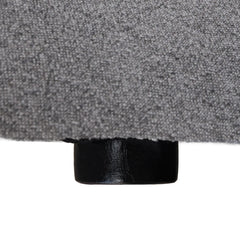 Premium Luxe Cloud Sectional Couches | 1-Piece Linen Light Grey Modular Design Single Sofa 1-seater