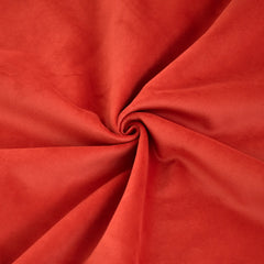 Premium Velvet Cloud Sectional Couches | 4-Piece Velvet Red Rich Elegance L-Shaped Sectionals 3-seaters with 1-Ottomans