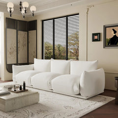 Exclusive Modern Sectional Couches | 3-Piece Chenille Beige Modular Design Couch Sectionals 3-seaters
