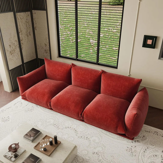 Exclusive Modern Sectional Couches | 3-Piece Chenille Orange Made To Be Strong Couch Sectionals 3-seaters