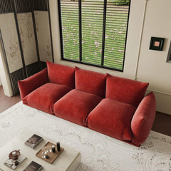 Exclusive Modern Sectional Couches | 3-Piece Chenille Orange Made To Be Strong Couch Sectionals 3-seaters