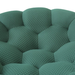 Signature Armless Boneless Couches | 1-Piece 3D-Knitted Green Organic Design Loveseats 3-seaters
