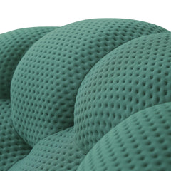 Signature Armless Boneless Couches | 1-Piece 3D-Knitted Green Organic Design Loveseats 3-seaters