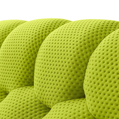Signature Armless Boneless Couches | 1-Piece 3D-Knitted Lime Green Inspired By The Ocean Loveseats 3-seaters