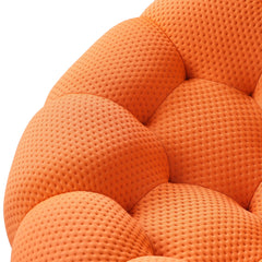Signature Armless Boneless Couches | 1-Piece 3D-Knitted Orange Lots Of Room To Relax Loveseats 3-seaters